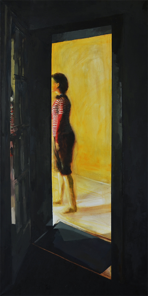 2008, olej na płótnie, 160 x 80 cm 2008, olej na płótnie, 160 x 80 cm